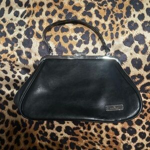 Y2K Minicci Black Faux Leather Purse
